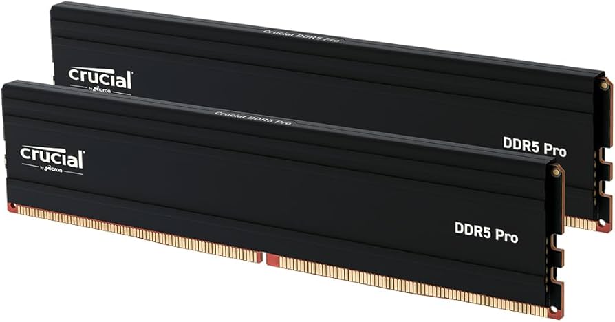 Crucial Pro 64GB DDR5 RAM Kit (2x32GB), 5600MHz (or 5200MHz or