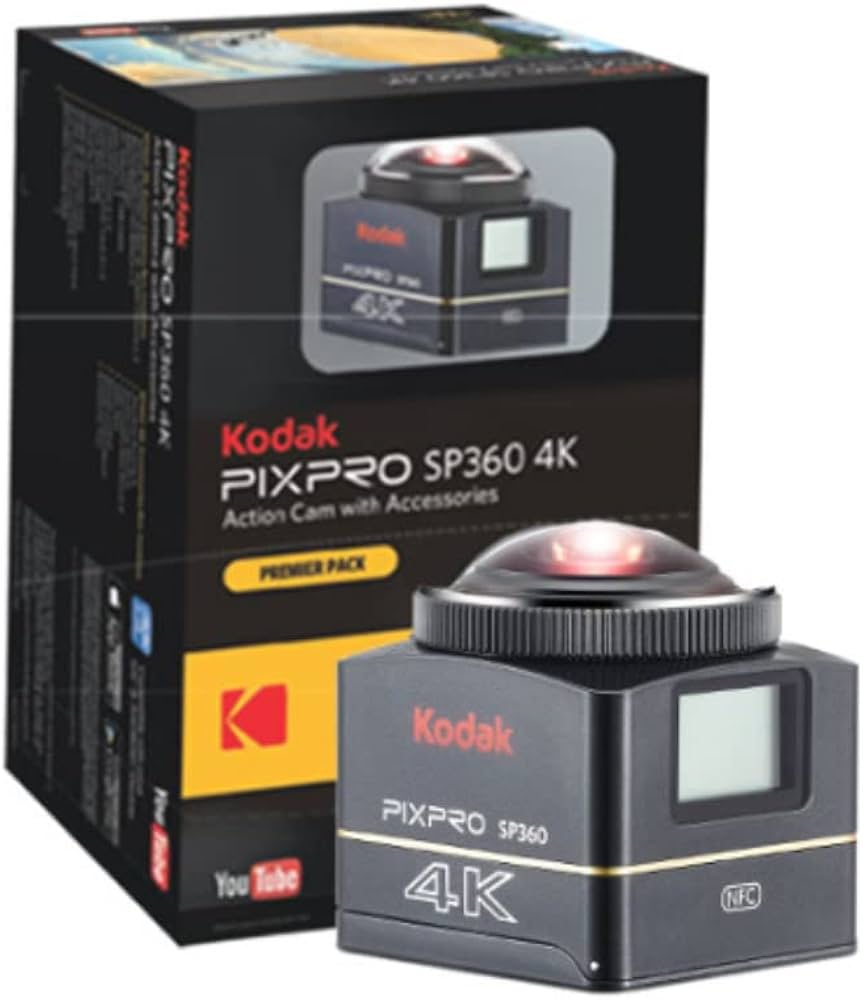 Amazon.com: Kodak PIXPRO SP360 4K Premier Pack VR Camera : Electronics