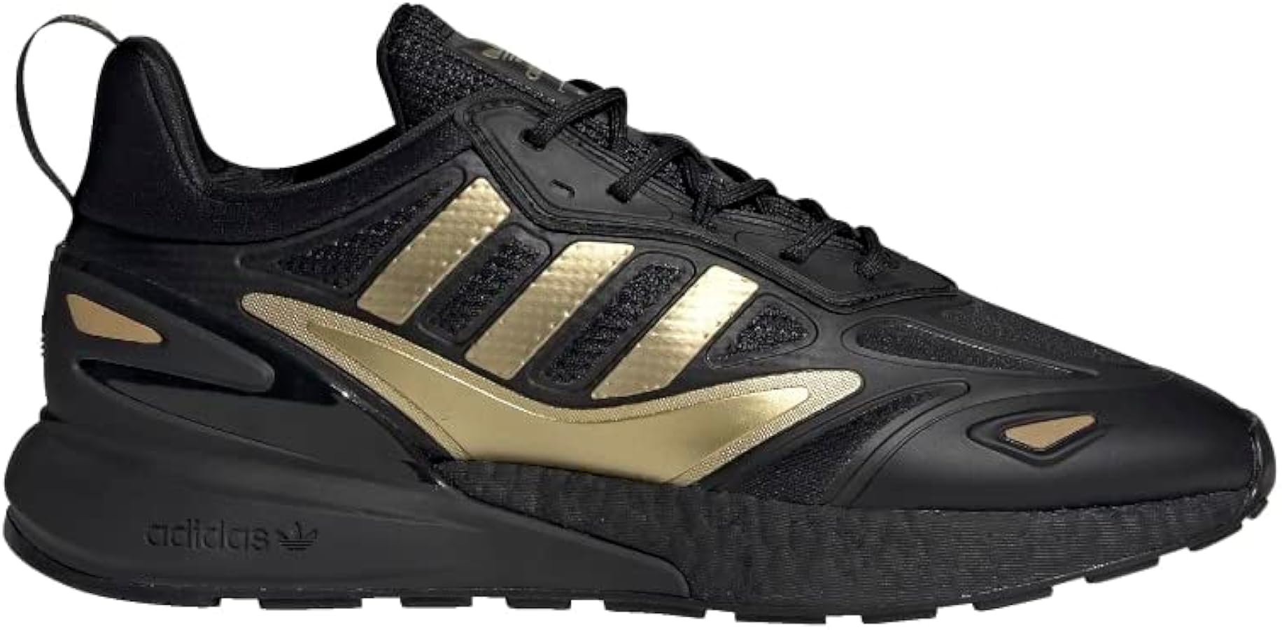 Amazon.com | adidas ZX 2K Boost 2.0 Shoes Men's, Black, Size 8.5