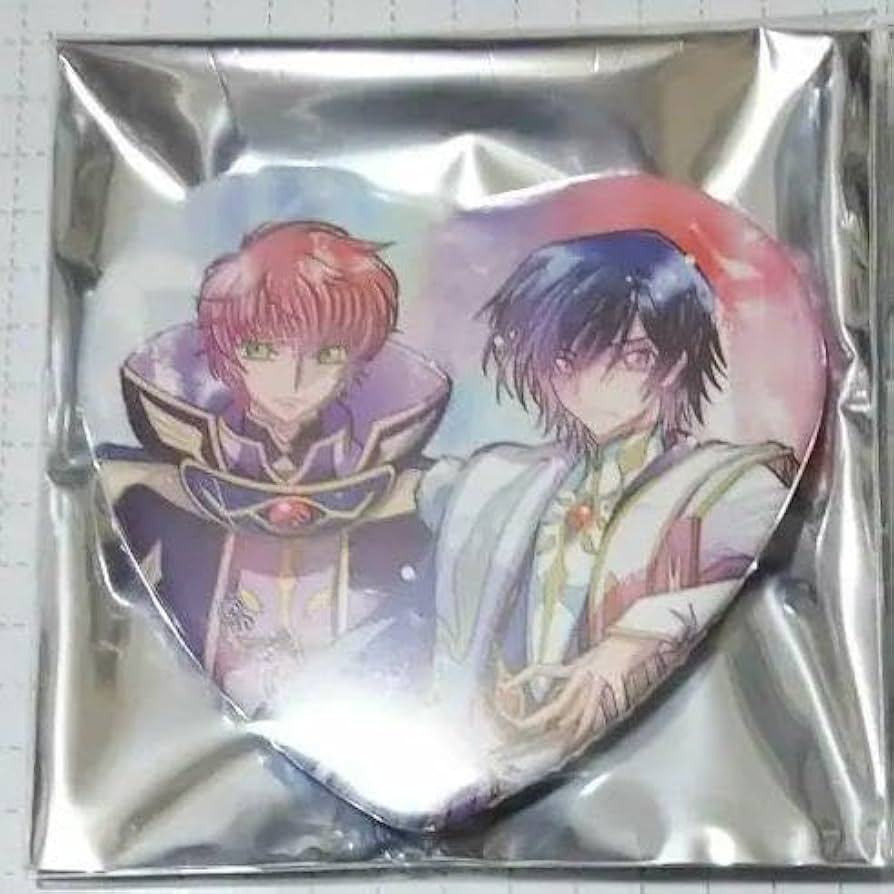 Amazon.co.jp: コードギアス 反逆のルルーシュ ハート缶バッジ