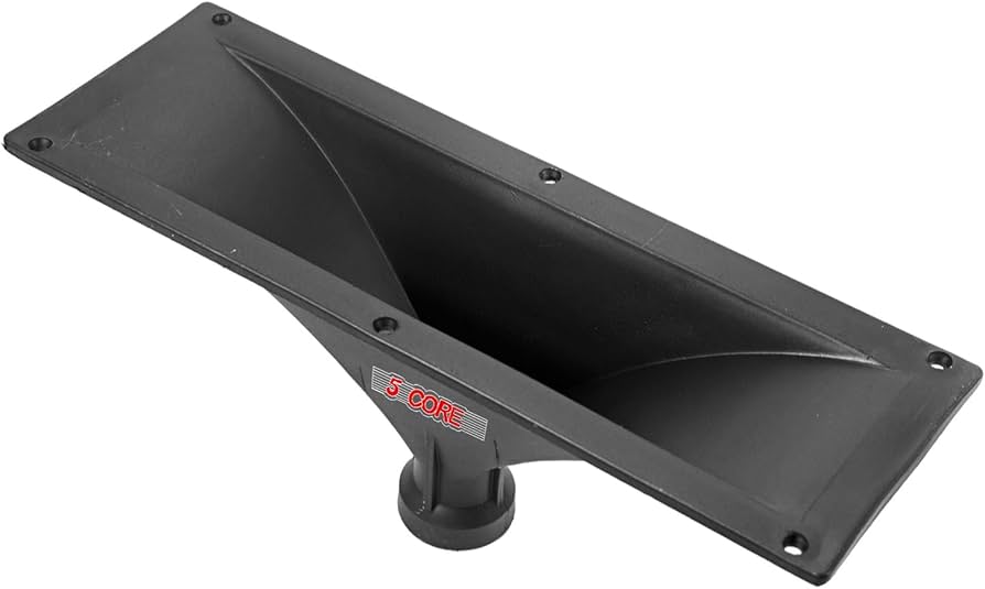 Amazon.com: 5 CORE 15x5 Rectangle Plastic Screw-On Horn for