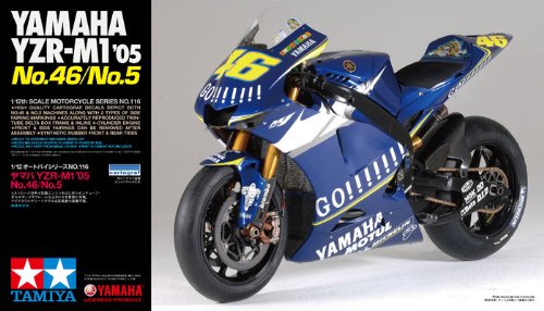 Amazon.com: 2005 Yamaha YZR-M1 Racing Motorcycle 1/12 Tamiya