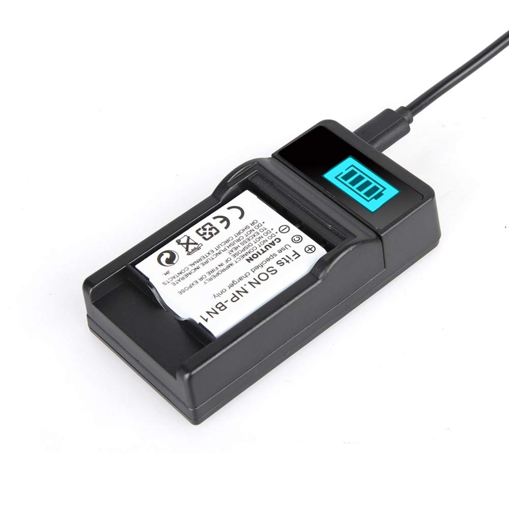 Amazon.com : LCD Micro USB Battery Charger for Panasonic Lumix DMC