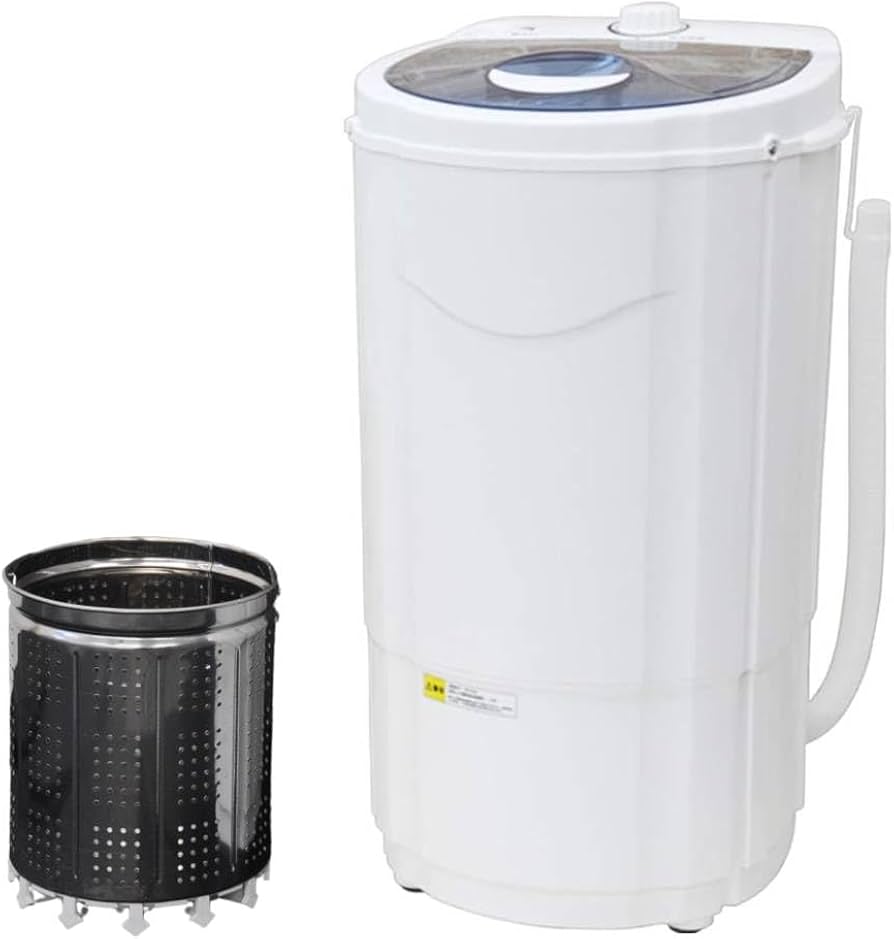 Amazon.co.jp: SUGGEST 小型 脱水機 3kg 高速 パワフル 手洗い 絞る 速