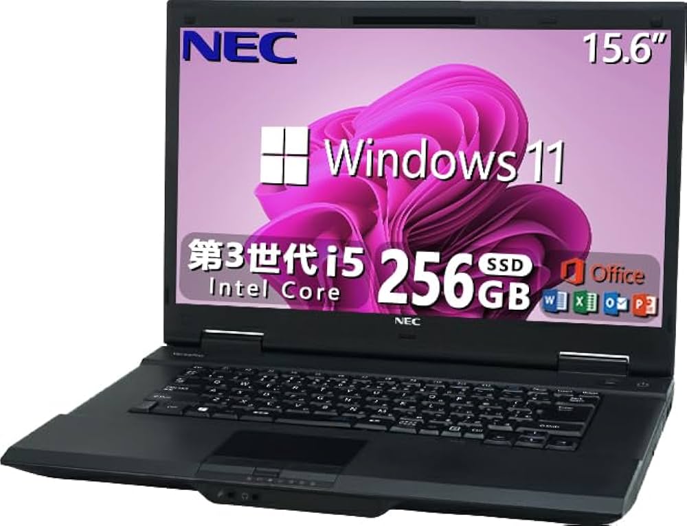 Amazon.co.jp: 【整備済み品】 NEC ノートPC/MS Office 2019/Windows11