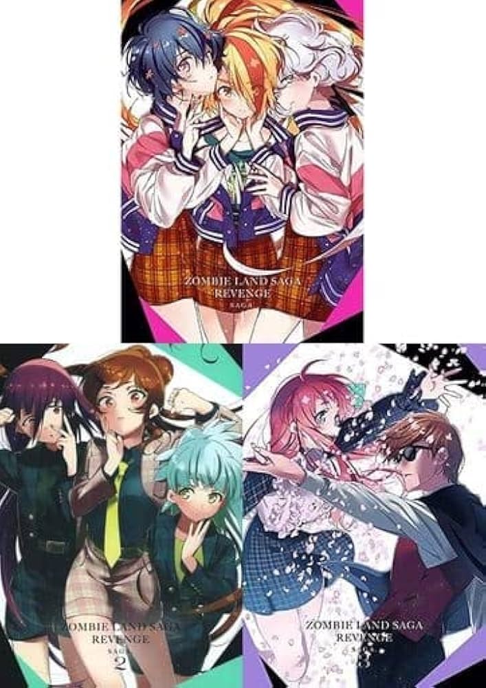 Amazon.co.jp: 【Blu-ray】ゾンビランドサガ リベンジ 初回版 全3巻
