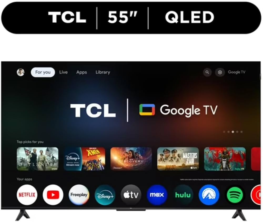 Amazon.com: TCL Smart TV 55 inch 2025 55Q5K Google TV QLED 4K