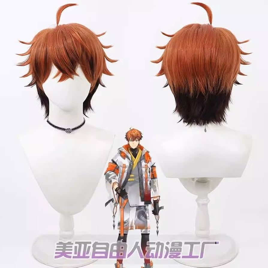 Amazon.co.jp: Vtuber 3SKM 北見遊征コスプレウィッグ +靴 : ホビー