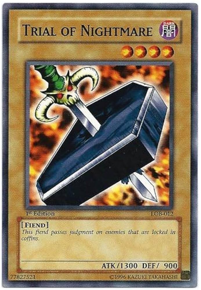 Amazon.co.jp: 遊戯王カード アジア版 Trial of Nightmare(地獄の裁判