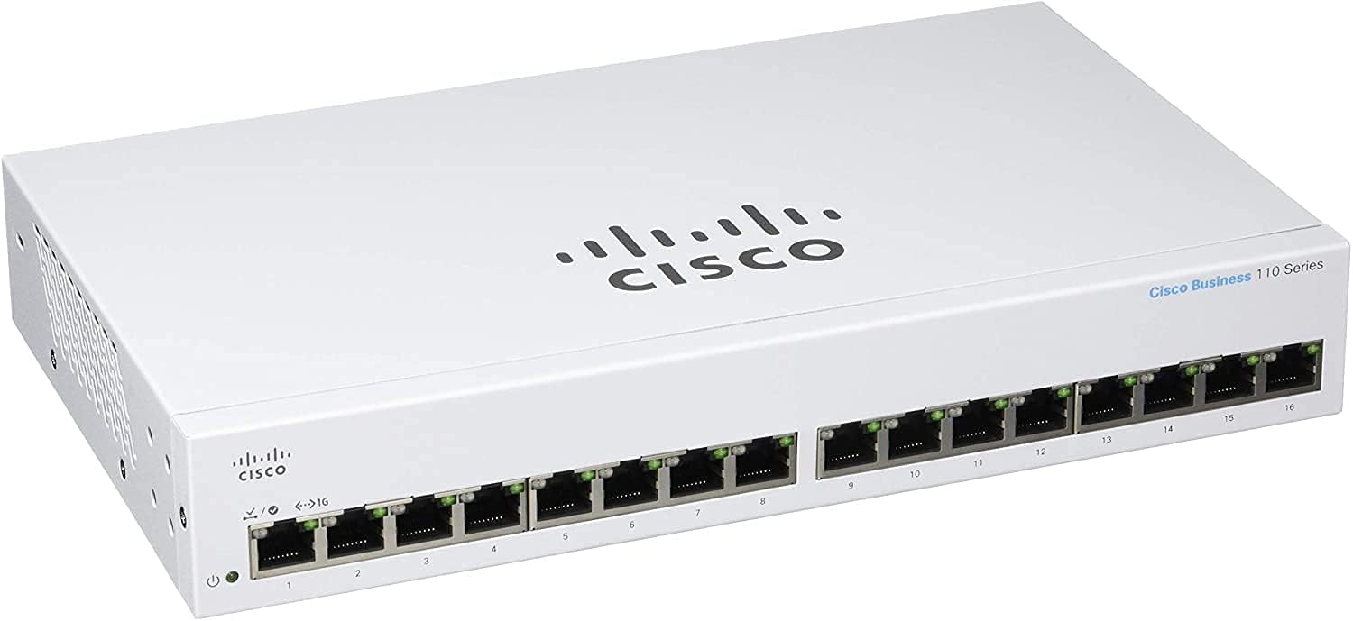 Amazon.com: Cisco Business CBS110-16T Unmanaged Switch | 16 Port