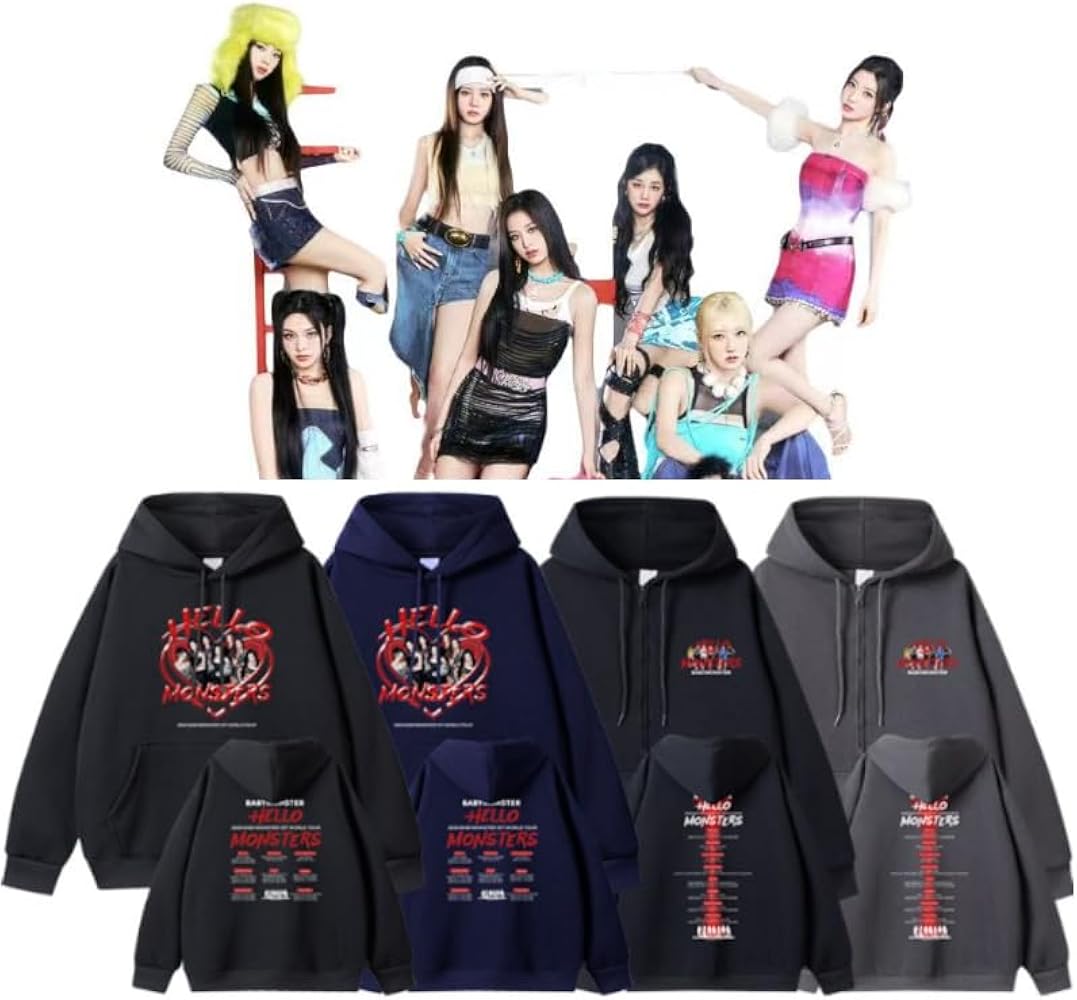 BABYMONSTER PSYCHO パーカー 黒L フーディー＜PSYCHO＞ BLACK