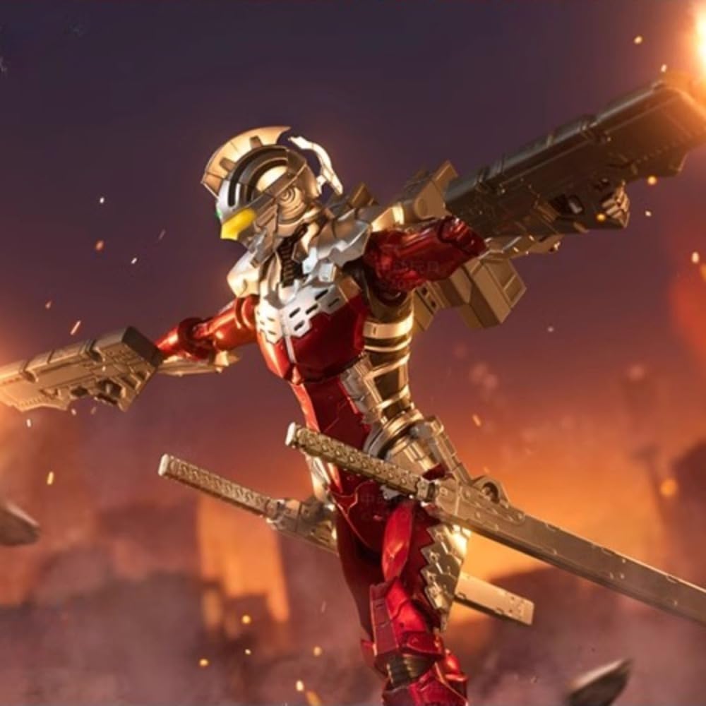 Amazon.co.jp: hiyanan 中動玩具 ZDTOYS ULTRAMAN 1/10 全高約180mm