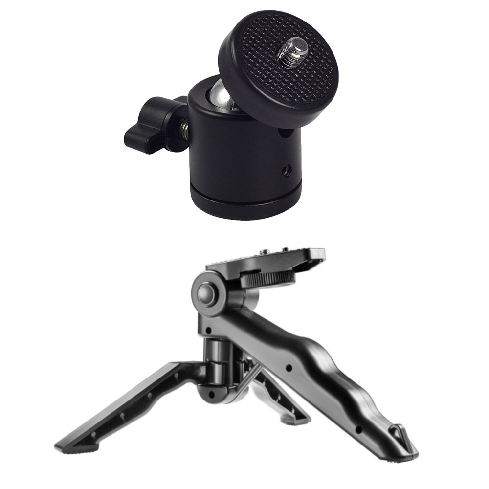 Amazon | ボールヘッド 360度 回転可能 自由雲台 ダボ 1 / 4 ネジ 三脚