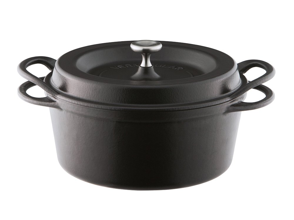 Amazon｜バーミキュラ 鋳物ホーロー鍋 22cm マットブラック 無水調理