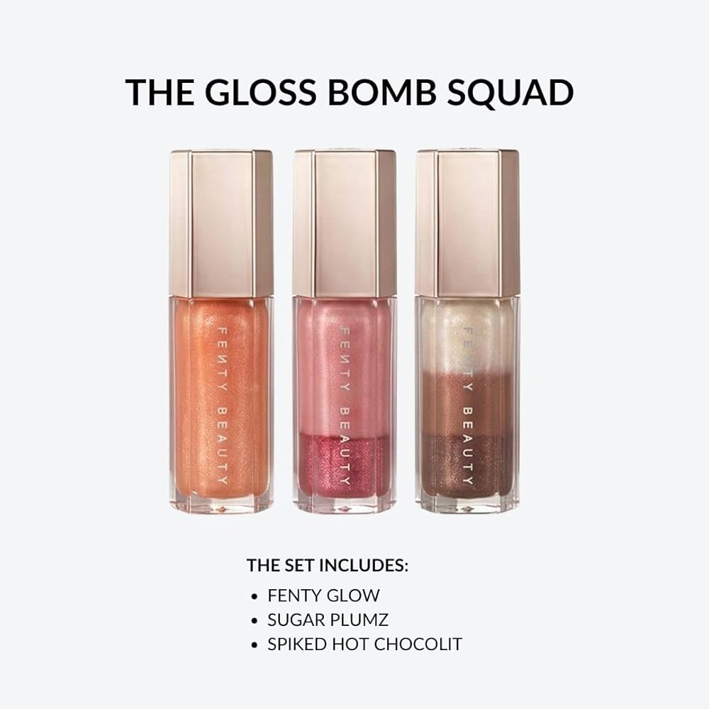 Amazon.com : FENTY BEAUTY Glossy Posse VIII 3-Piece Lip Luminizer