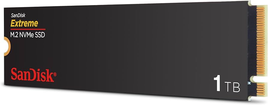 Amazon.com: SanDisk 1TB Extreme M.2 NVMe SSD - PCIe Gen 4.0, Up to