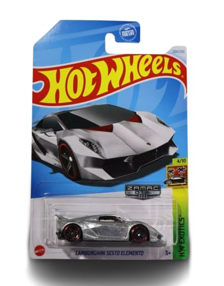 Amazon.com: Hot Wheels Lamborghini Sesto Elemento ZAMAC, HW