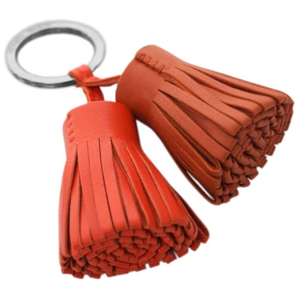 エルメス】2005 ストラップ オレンジ シルバー 箱リボン袋付