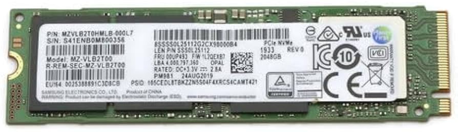 Amazon.com: New Genuine SSD Hard Drive for Lenovo ThinkPad T14 Gen