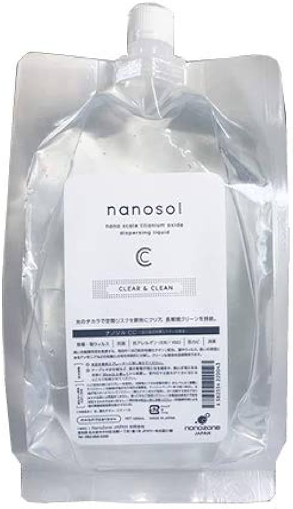Amazon.co.jp: nanosol ナノソル CC 1000ml レフィル 酸化チタン配合