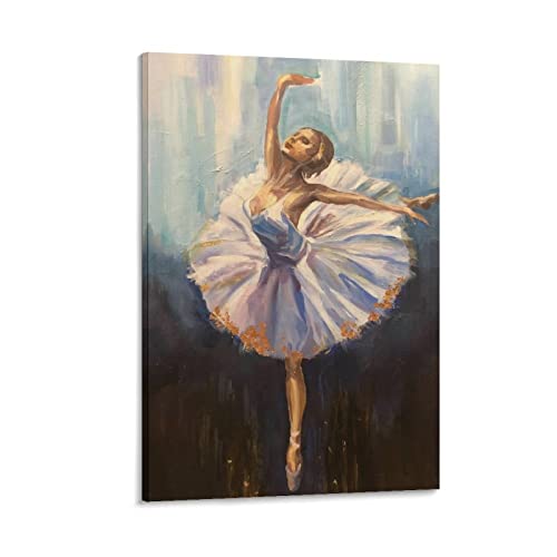 Amazon.co.jp: 絵の壁紙 バレリーナ絵画ウォールアートパネルホーム