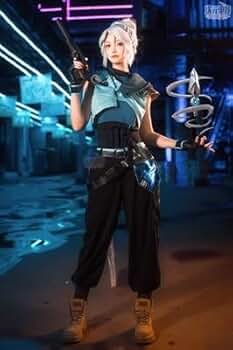Amazon.co.jp: [GAO XIN] Valorant ヴァロラント ジェット コスプレ