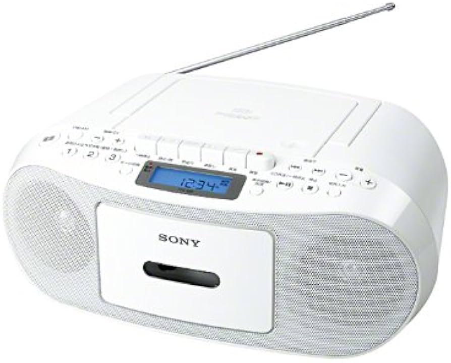 Amazon.co.jp: ソニー CDラジオカセットコーダー S50 ホワイト CFD-S50