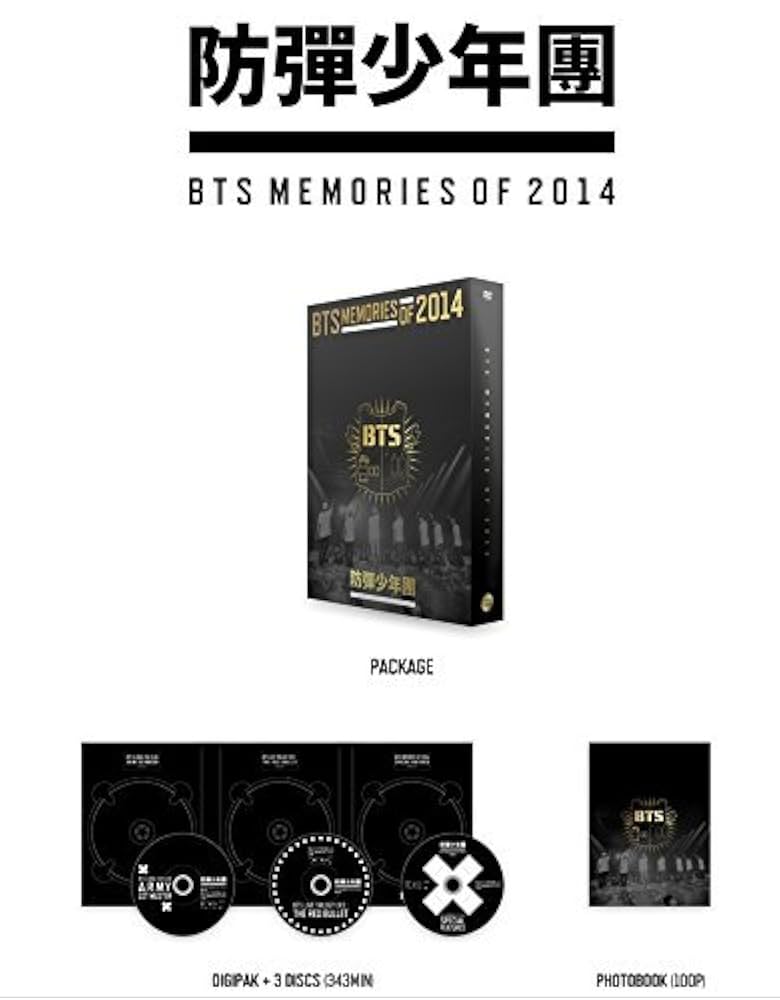 Amazon.com: BTS - [ MEMORIES OF 2014 ] DVD (3 DISC) Packages