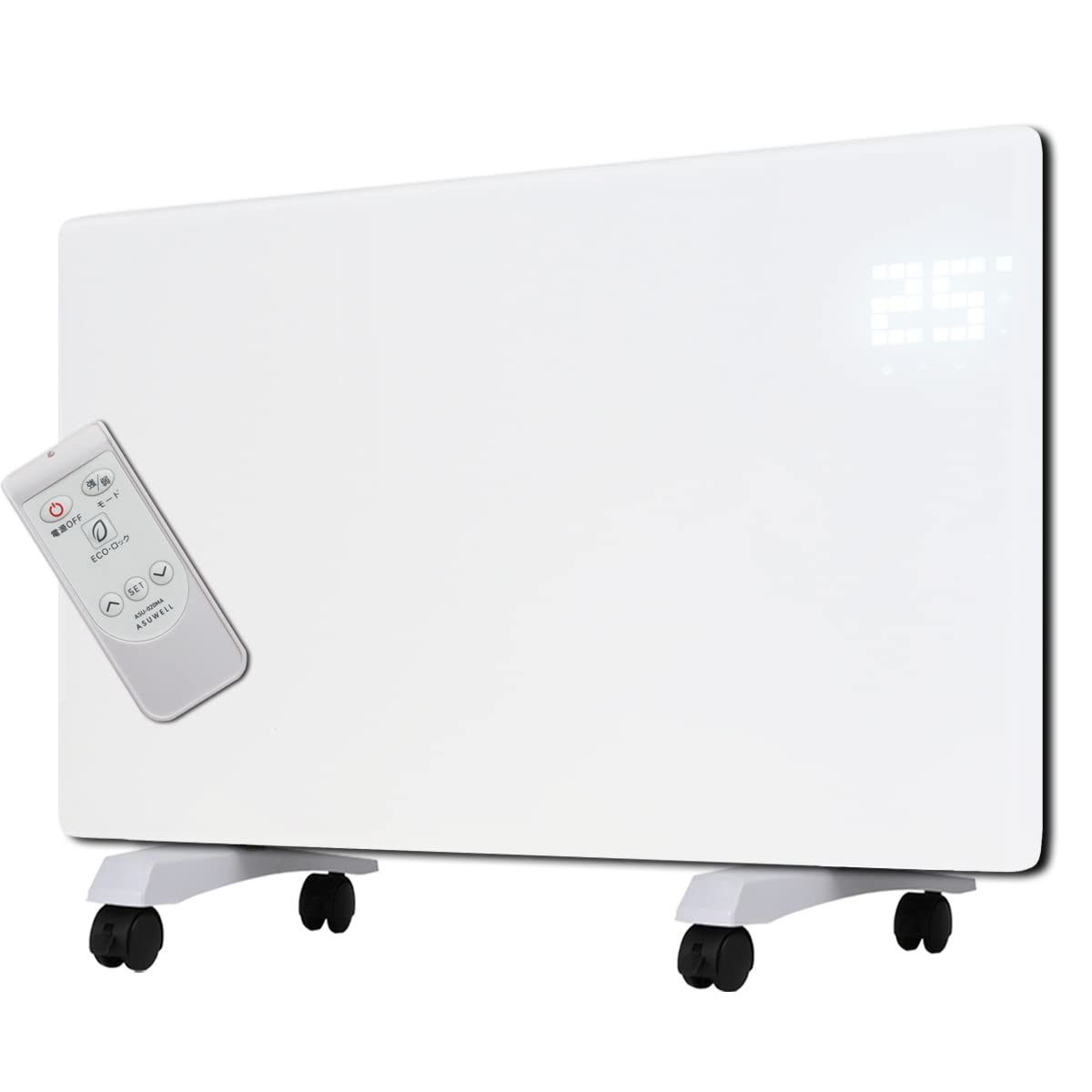 Amazon | [ アスウェル ] 超薄型 遠赤外線 パネルヒーター 省エネ&ハイ