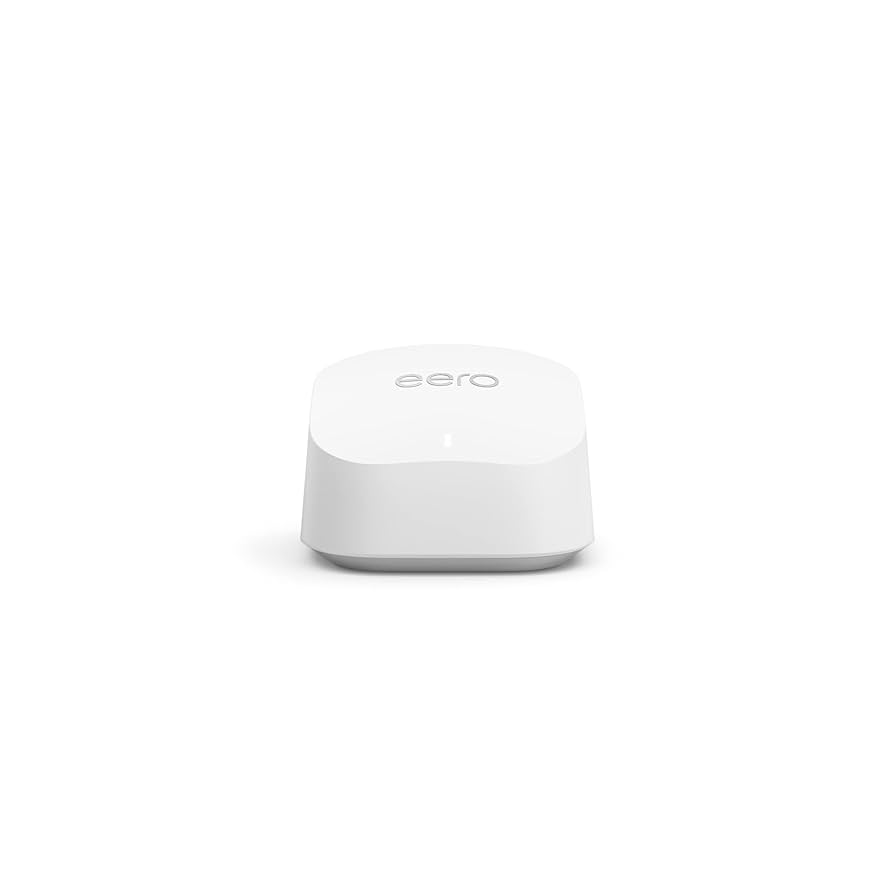 Amazon eero 6+ dual-band mesh Wi-Fi 6 router, with built-in Zigbee