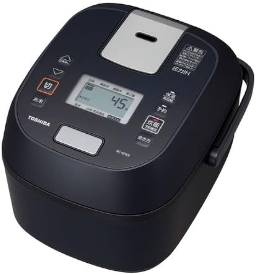 Amazon.co.jp: 東芝 ブラック 炎匠炊き [圧力IH炊飯器 (3.5合炊き)] RC