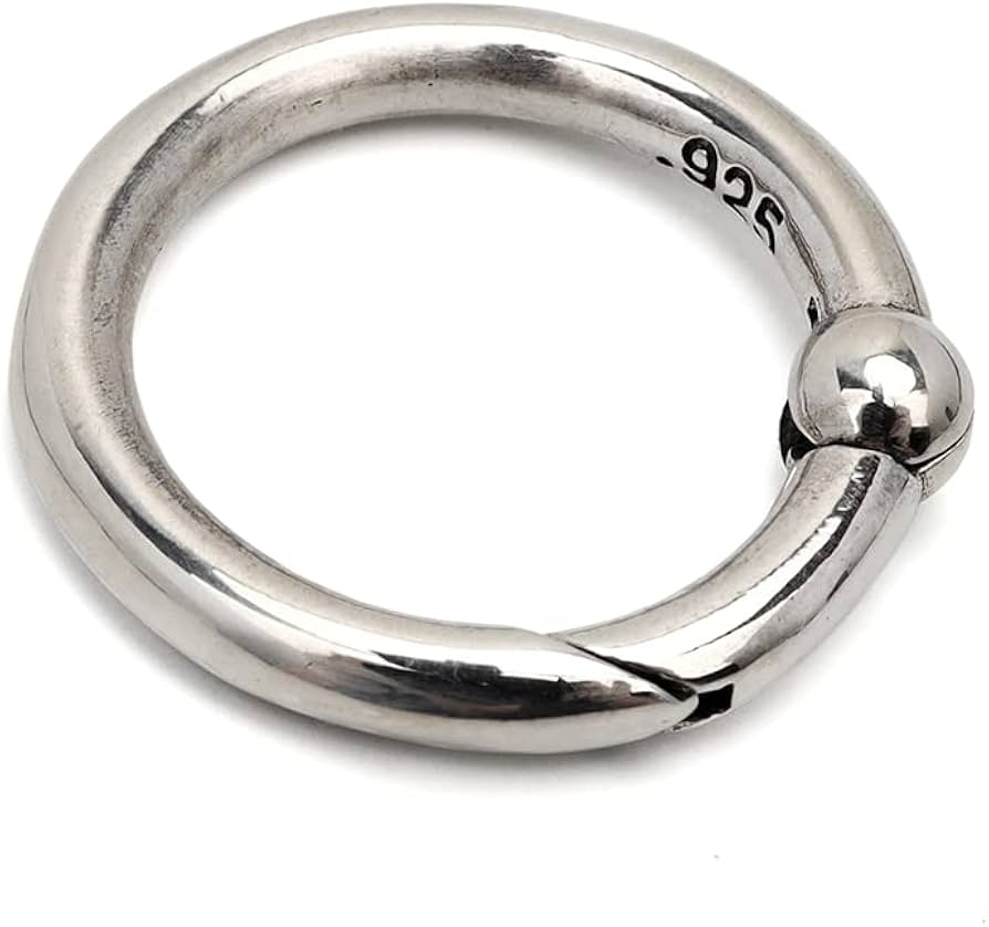 Amazon.co.jp: [silver KYASYA]シルバー925 キーリング メンズ