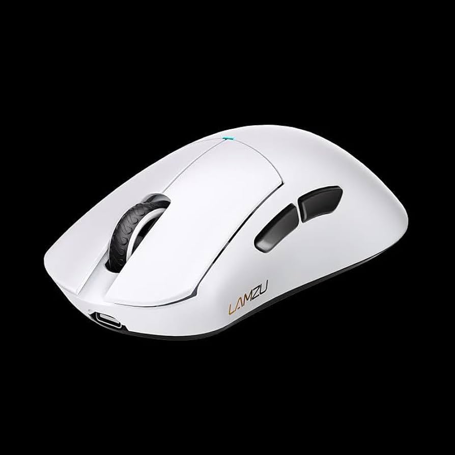 Amazon | LAMZU PARO ゲーミングマウス 8K対応 (Polar White) | ノー