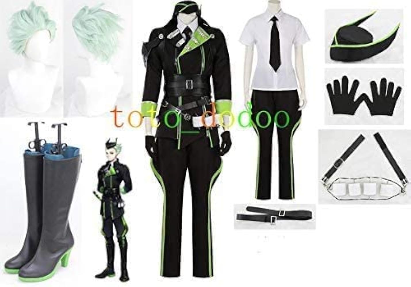 Amazon.co.jp: [xgy] 【サイズ選択可】ツイステ セベク シルバー 寮服