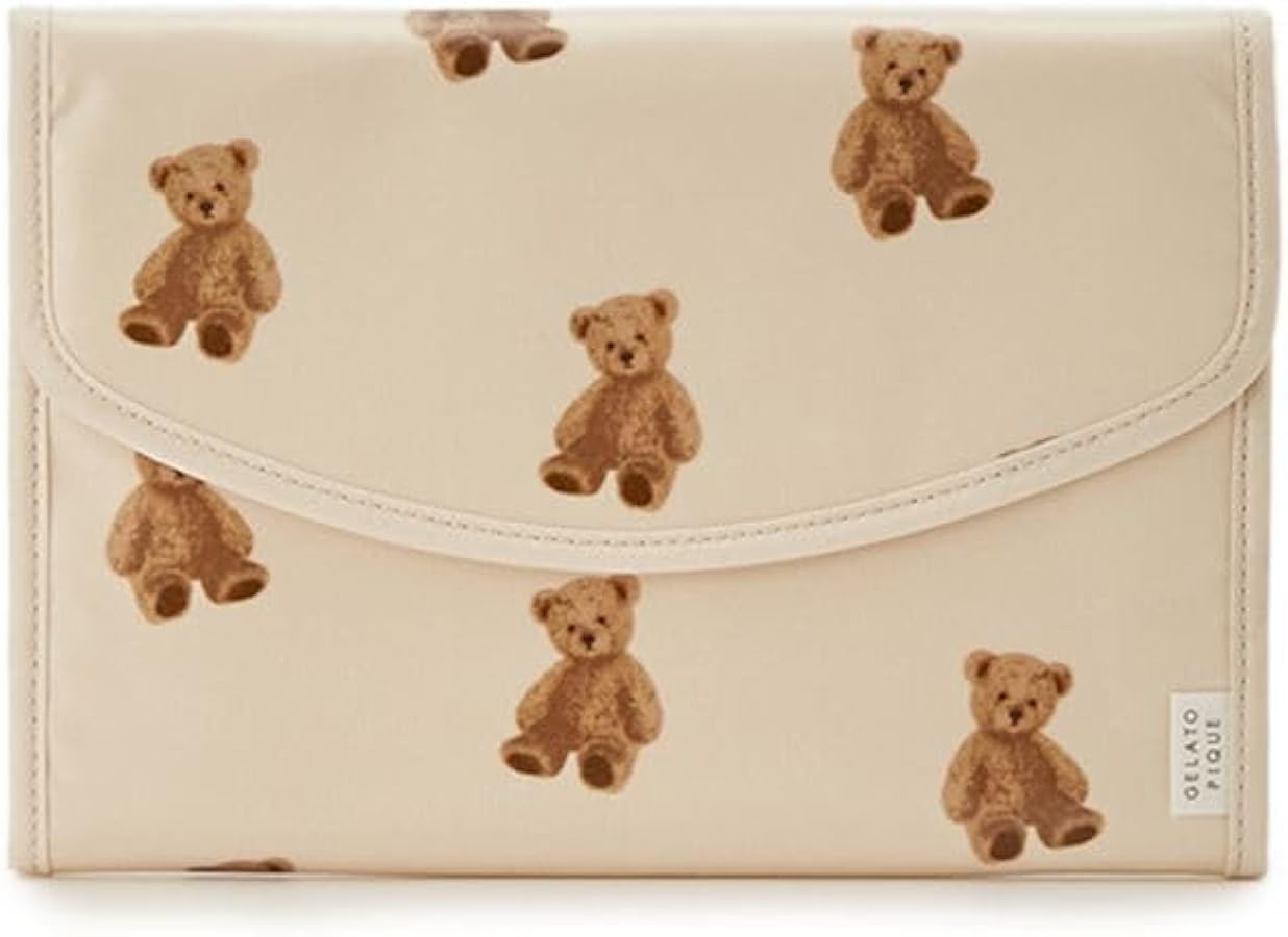 Amazon.co.jp: PIQUEベア柄母子手帳ケースM : ベビー＆マタニティ