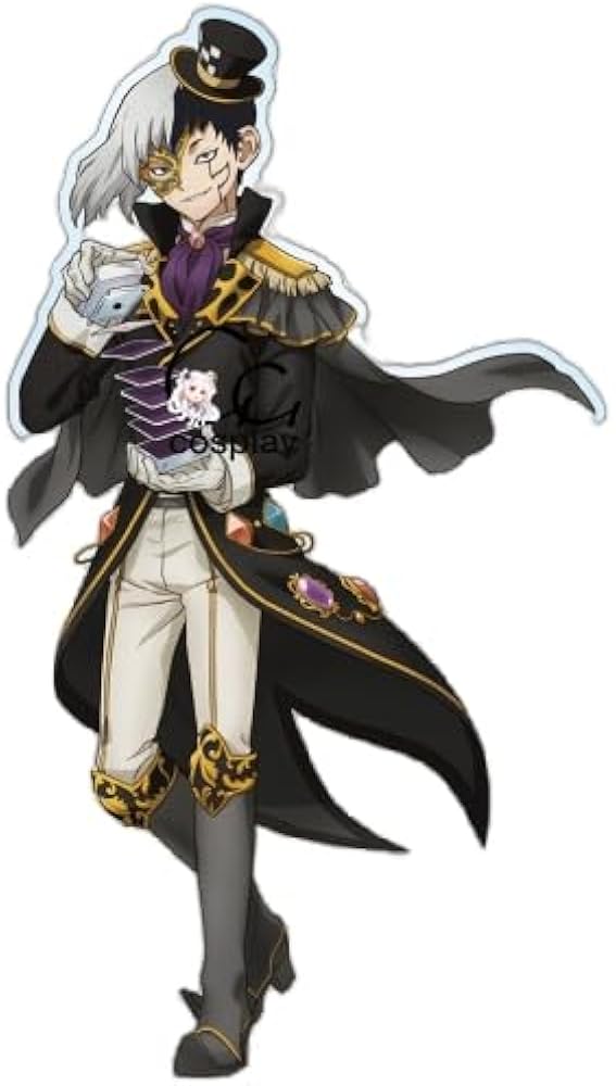 Amazon.co.jp: GGcosplay Dr.STONE 浅霧幻 あさぎりゲン 怪盗団ver