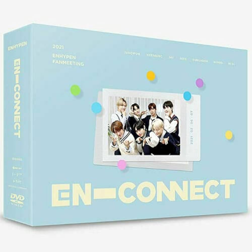 Amazon.com: ENHYPEN 2021 FANMEETING EN-CONNECT DVD. 3p DVD CD