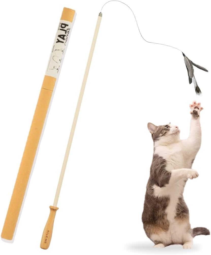 Amazon | BITE ME(バイトミー) プレイロング猫じゃらし［全長2.4m