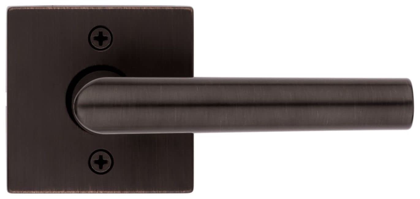 Kwikset 720MILSQT-514 Milan Lever with Square Rose Passage Door