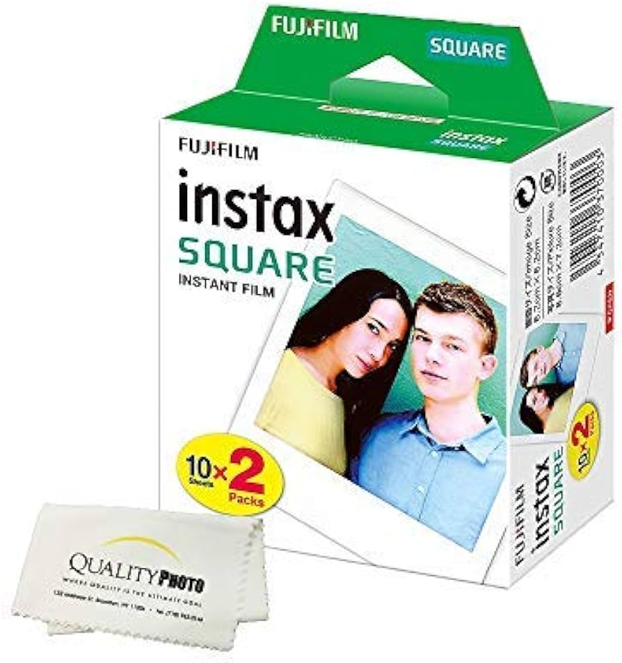 Amazon.com : Fujifilm Instax Square Instant Film - 20 Exposures