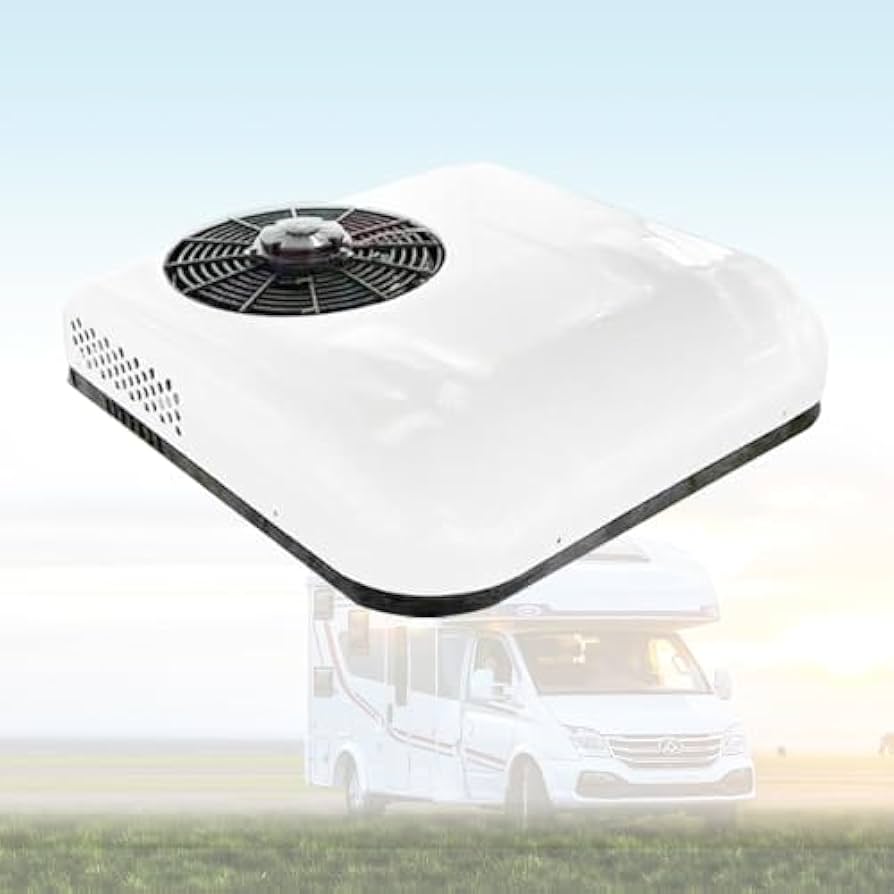 Amazon | 12V 超薄型カールーフエアコン 車用DCエアコン