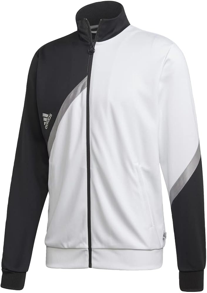 adidas Men's White/Black Tan Club Home Jacket - M at Amazon Men's