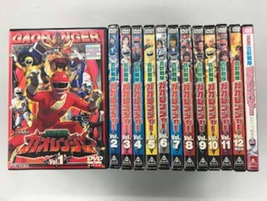 Amazon.co.jp: 百獣戦隊ガオレンジャー全12巻、劇場版 【レンタル落ち
