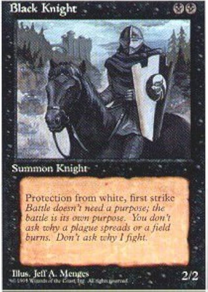 MTG 英語版 Black Knight/黒騎士 2枚 MTG 英語版 Black Knight/黒騎士 2枚