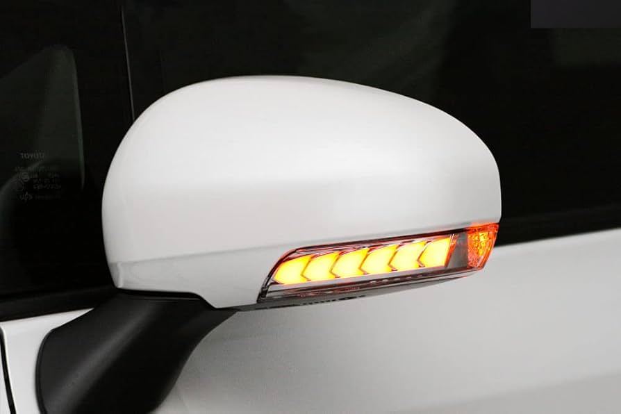 Amazon | WISH/IQ/SAI/PASSO 流れる ドアミラー ウィンカー レンズ LED