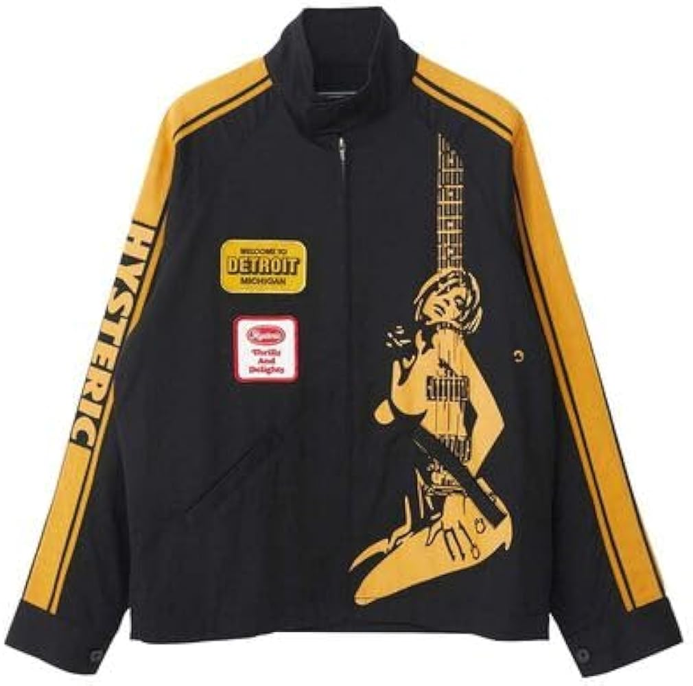 Amazon | [ヒステリックグラマー] DETROIT ROCK レーシングジャケット