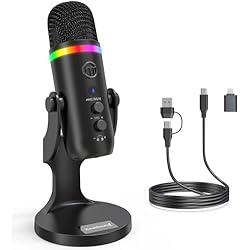 Amazon.com: ZealSound USB Microphone k66pro and Furry Windscreen