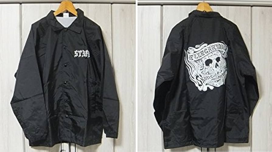 Amazon.co.jp: ELLEGARDEN×MAGICALDESIGN×SKULL SHIT STAFF コーチJKT