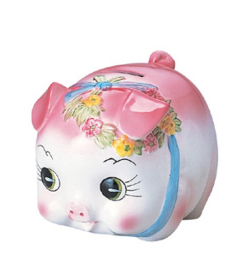 Amazon.co.jp: ピギーバンク 豚 貯金箱 大 ピンク S-60A : おもちゃ