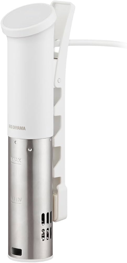 Amazon.co.jp: アイリスオーヤマ 低温調理器 挟みやすいクリップ式